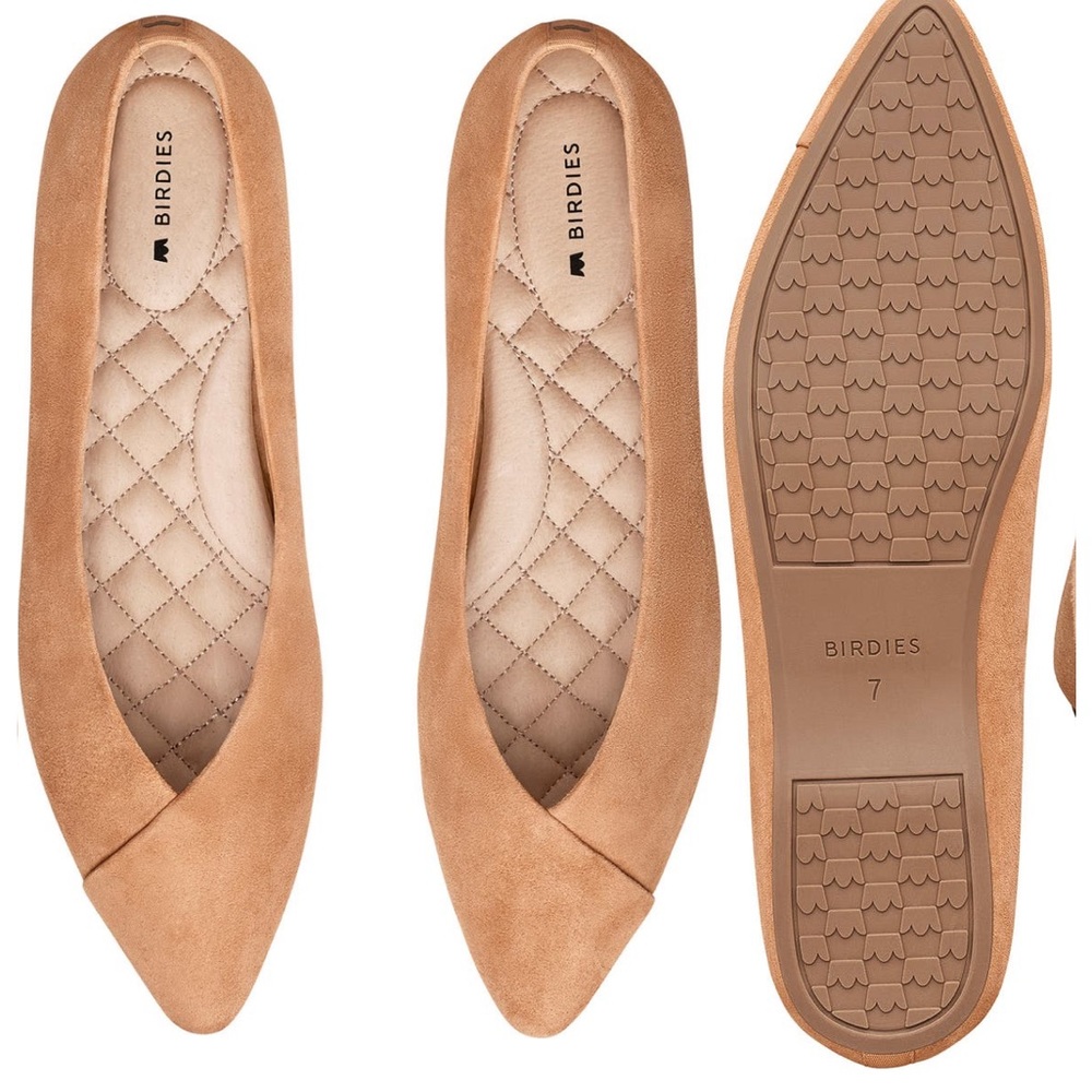 BIRDIES Goldfinch Pointed Flats